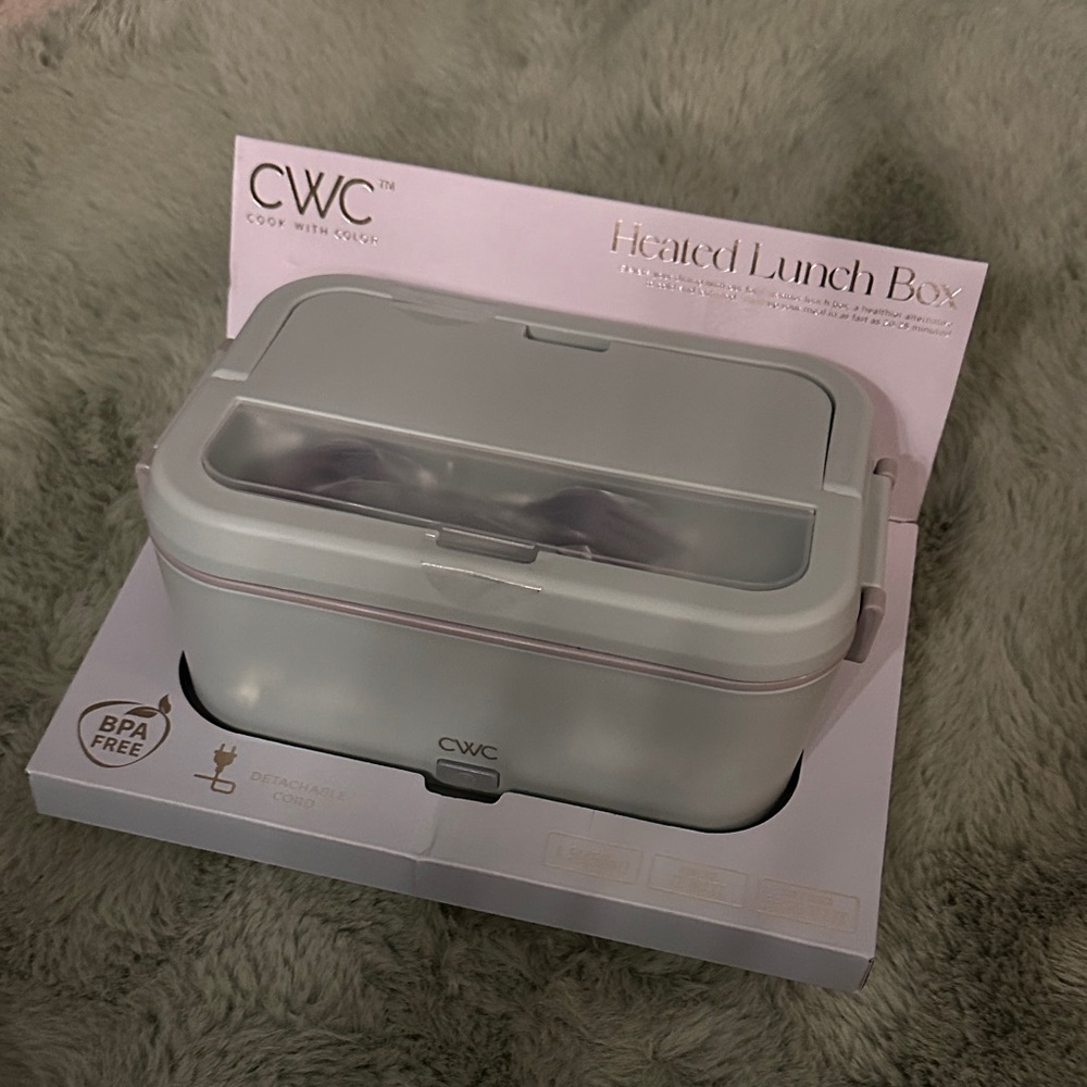 CWC Portable Sage Green Heated Lunch Box